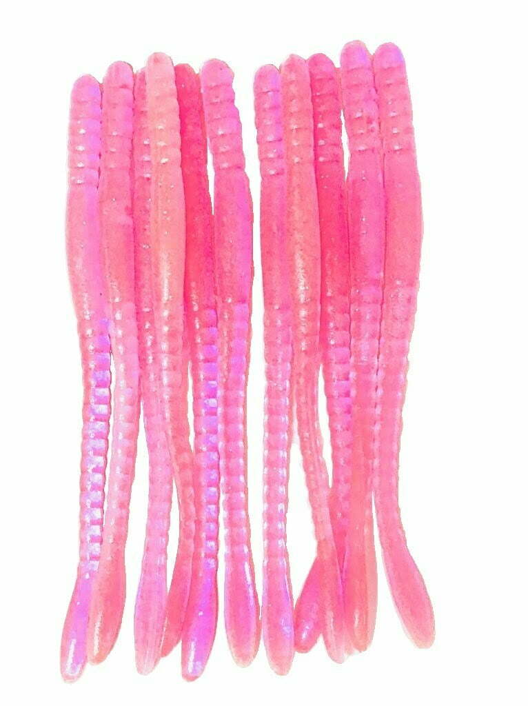 Horker Glow Pink UV INHALER NW Finesse Worms – Horker Soft Baits
