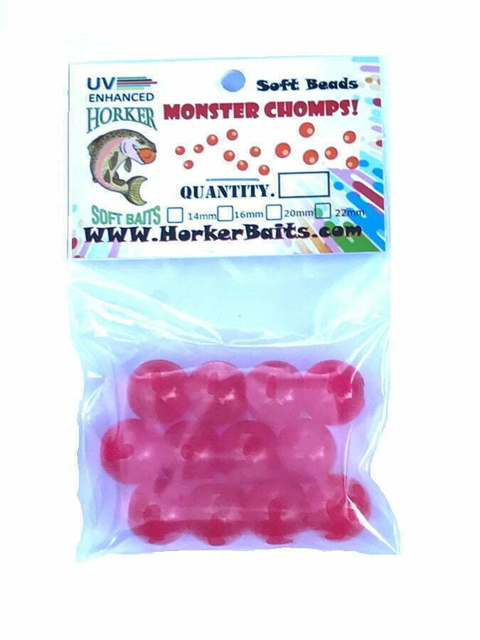 Horker Blood Drop Monster Chomps Soft Fishing Beads
