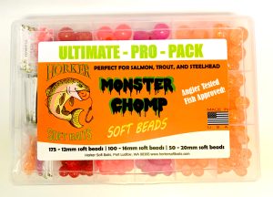 Horker Sparkle Pink Monster Chomps Soft Fishing Beads – Horker