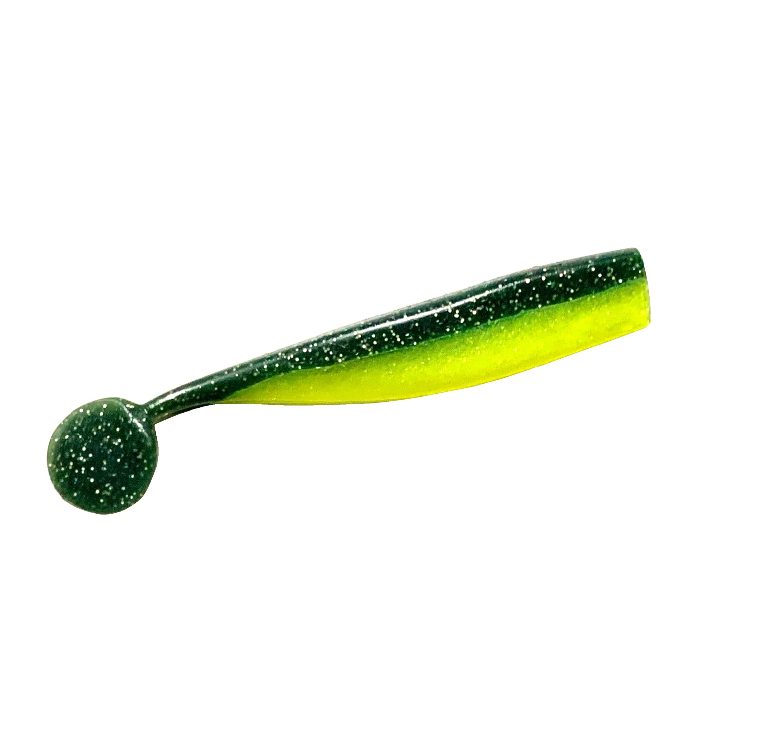Two Color Boss Hog 9 inch Paddle Tail Swim Bait