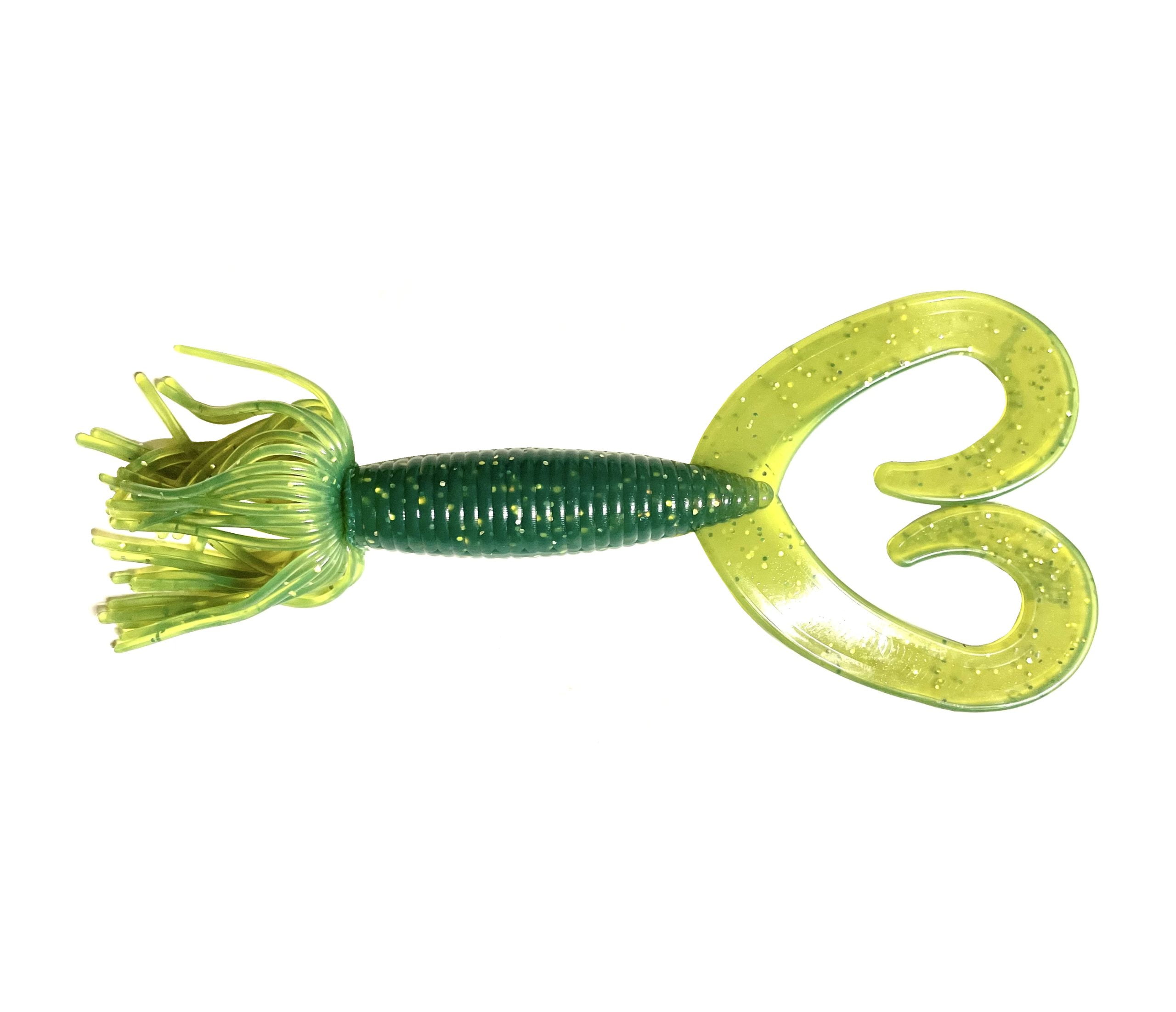 Horker Hula Twin Tail Grubs for Halibut, Lingcod, and Rockfish